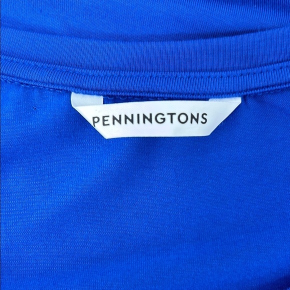 Penningtons T-Shirt Blue Stretchy 2XL Plus Vacation Casual Comfortable Curvy Sun - Picture 6 of 7